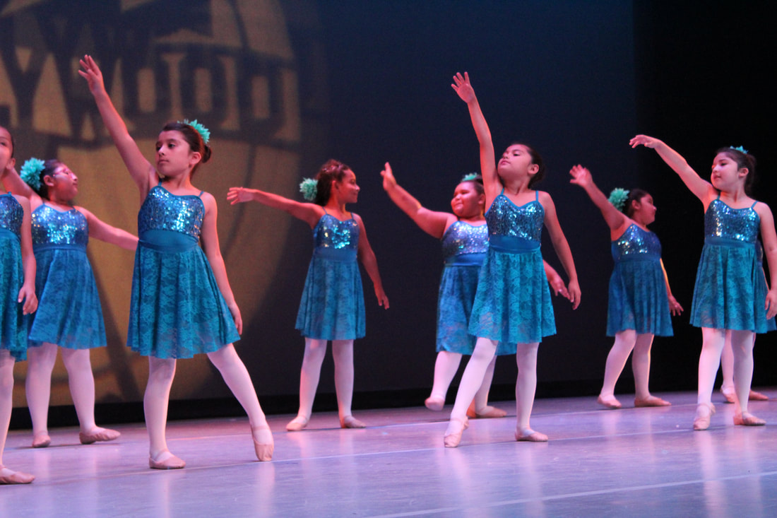 Victoria Ballet Theatre dancers on stage